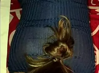 Latina girlfriend moans with two cocks in her 😍