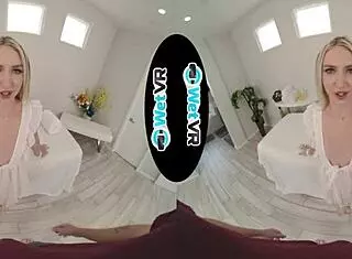 Oiled Up Britt Blair Gets Massive Cock In VR Massage Fuck With Creampie!