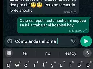 my drunk neighbor doesn't remember we fucked last night