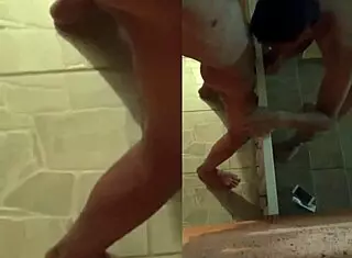 dei para o meu vizinho safado no portão de casa