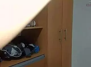 caught my step-daughter's friend moaning hard