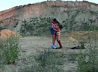 Outdoor Cowboy Sex Evokes Deep Emotions In Mature Lovers