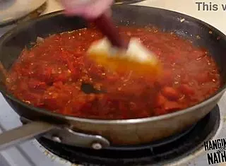 Jane Wilde Models In Kitchen During Casting Interview