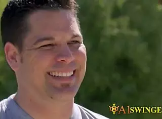 Stunning Swinger Brunette Ready for Wild Group Swap