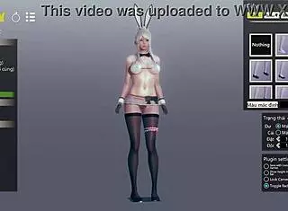 3d anime facial scene