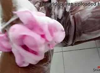 I couldn't find a cock so I came on the big john dildo