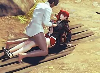 Feeling the Intense Passion in Hentai 3D HS17 with Red Head Jinx Riding Deep