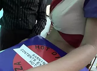 Sexy Milf Surprised By Two Hard Dongs On Sofa