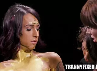 i'm in this trans threesome with khloe kay natalie mars and adriana chechik, it's hardcore pov.