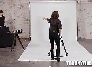 i'm in this trans threesome with khloe kay natalie mars and adriana chechik, it's hardcore pov.