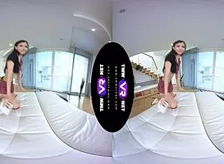 Hey Stefany, How Does a Clothed Babe Orgasm on Sofa?