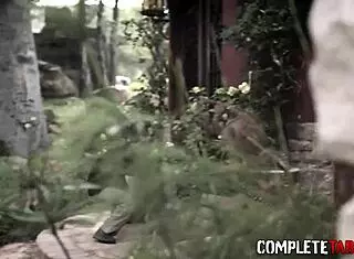 Blonde teen sucks cock before pussy plowing