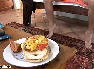 i watch busty brunette eva angelina fuckin' and suckin' with her big tits and tattoos