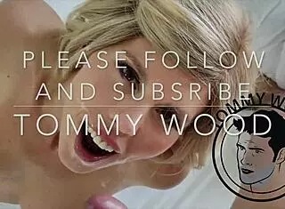 Blonde slut gets ball gagged and choked in hard doggystyle 😩