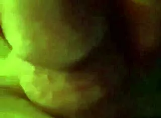 Two women perform double blowjob on monster cock