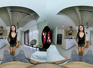 Tiny Latina Petite Body Intensely Fucked in VR POV