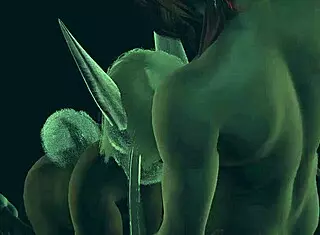 Usagiyama gets fucked by two boys, using her big boobs in this hentai scene