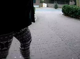 norwegian legging fetish in outdoor setting with unique details 😍