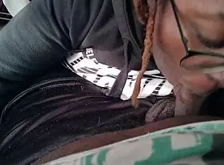 Pov of bbw ebony giving head in the middle of the day!