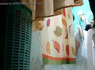 Tia Strips Naked Revealing Her Large Boobs