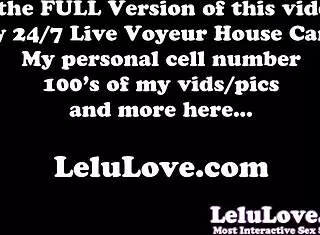 Lelu Love in POV footjob session.
