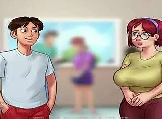 I Was Lookin For Homework But Ended Up Checkin Her Tits In Summertime Saga E1 11 Oops!