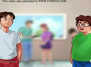 I Was Lookin For Homework But Ended Up Checkin Her Tits In Summertime Saga E1 11 Oops!