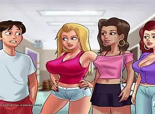 I Was Lookin For Homework But Ended Up Checkin Her Tits In Summertime Saga E1 11 Oops!