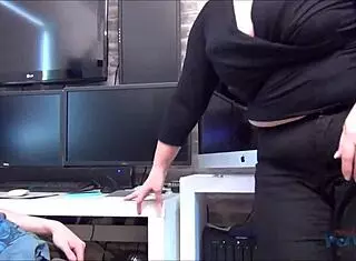 hidden pov shows hot milf lacey starr sucking and blowing cock orally