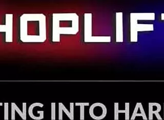 Kinky blonde shoplifter Natalie Brooks gets missionary fucked after BJ