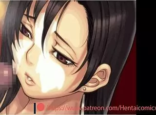 Intense hentai scene with creampie and anal fingering