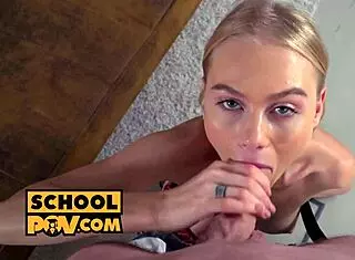 Sybil rides my cock in POV