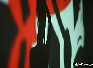 Christy mack, the tattooed brunette pornstar, masturbates nude in her pirate costume, exposing her big tits and ass