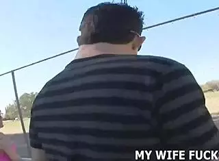 Watch the wife ride a real man's cock in this cuckold scene.