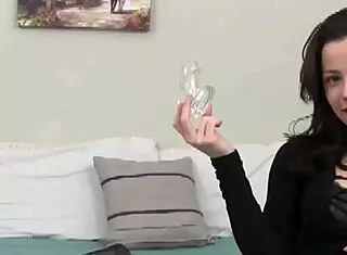 Lock cock up tight in bondage.