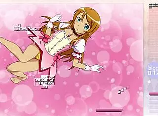Watch Kousaka Kirino Strip and Rip Clothes in Arkanoid Gameplay!