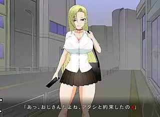 Big Tits Hentai Girl Crossdresses And Plays With Older Man!