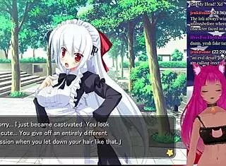 Vtuber lewdneko plays girlfriend president game with boss friend