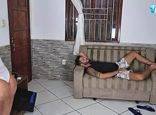 why did i pretend to clean my neighbor's house just to flash my big ass to him?