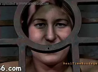 Four naked angels in cage licking balls and sucking cocks