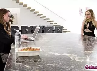 Anna Claire Clouds Grinds Her Ass and Pussy on Laney Grey's Face in Steamy 69