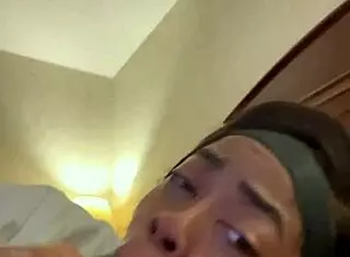 petite teen sucks big black cock for breakfast