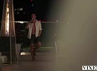 Vixen student feels ecstatic freedom with deepthroat pleasures