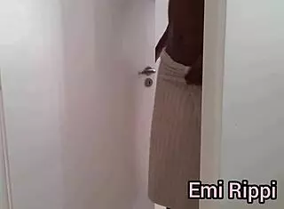 Young girl says, 'I'm going to deep throat this big interracial cock all the way down my throat'