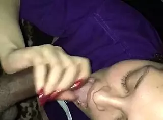 Husband Watches Wife Sucking Hard Cock With Intense Passion!