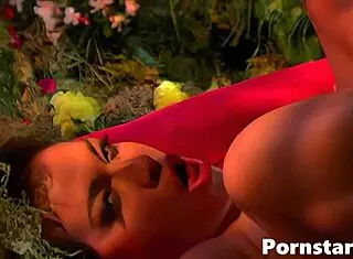 Bella Maria Wolf enjoys romantic sex night in the forest with shaved pussy and cock