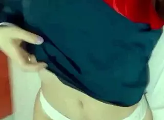 Morrita caliente waits for her papi. She teases with big ass and pussy