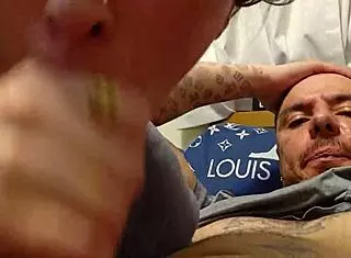 milf sucking that huge vuitton cock like a pro 😍💦