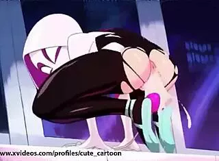 Spider Gwen Stacy Complete Video in Hentai Anime Style