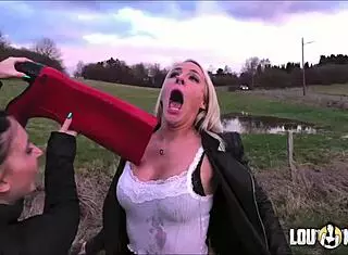 Lou Nesbit And Lia Louise Kiss Passionately!